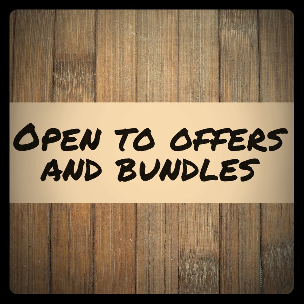 Open to bundles and offers!